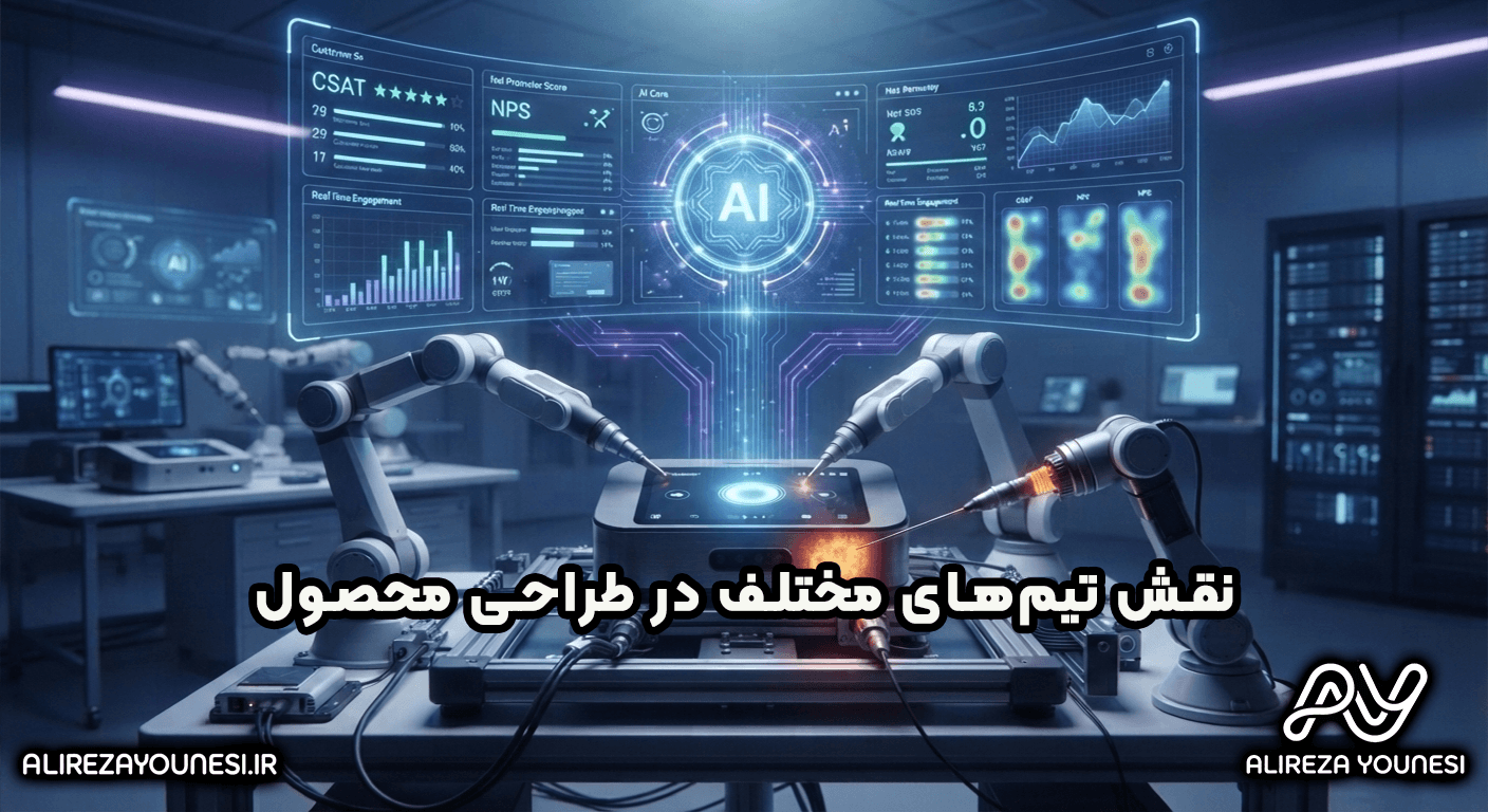 نقش تیم‌های مختلف در طراحی محصول